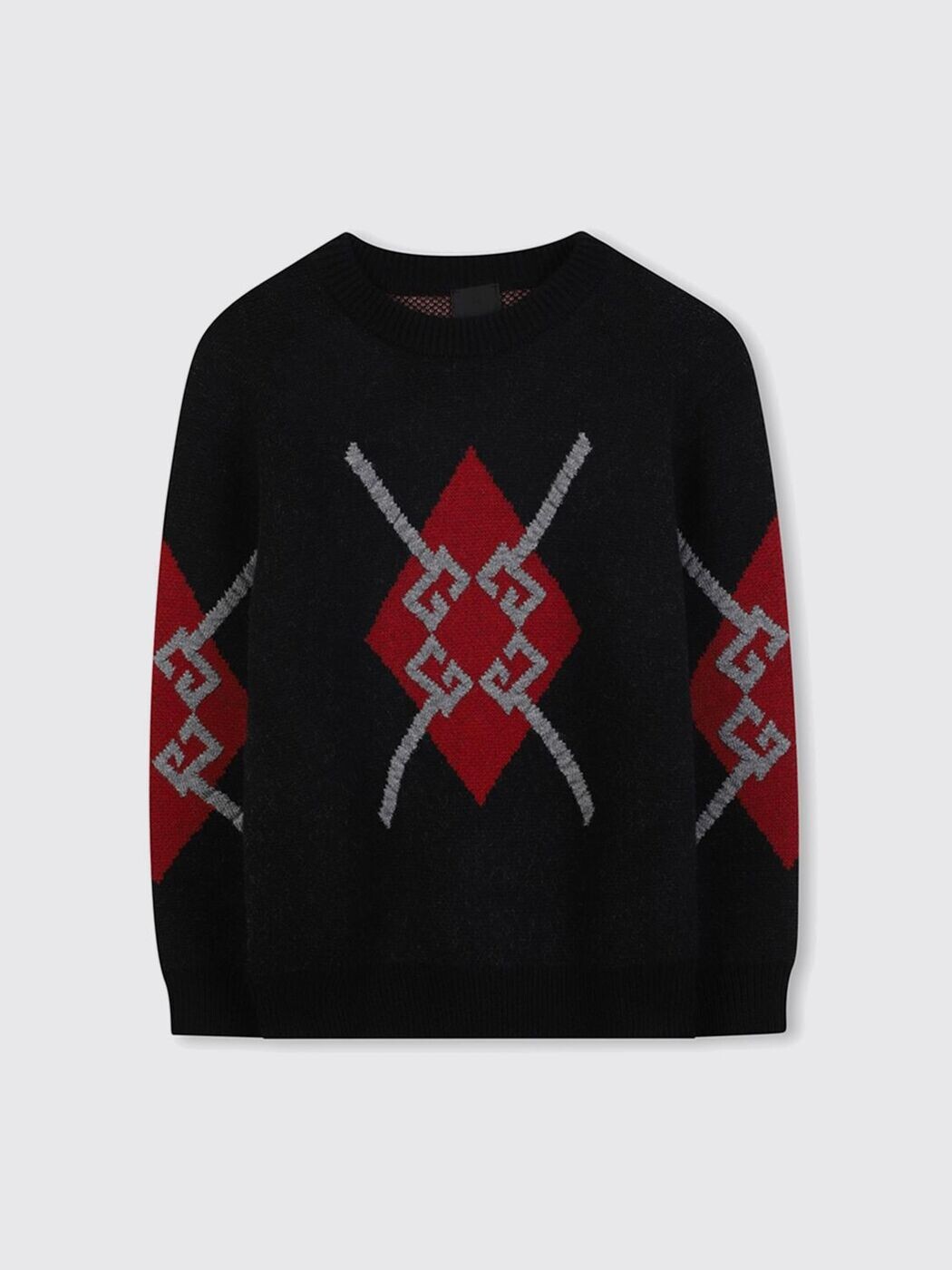 ジバンシィ GIVENCHY クルーネックジャンパー 編み物御召しもの ボーイズ 黒いこと Crew neck jumpers H30949 関税 貨物輸送無料 2025AW gi