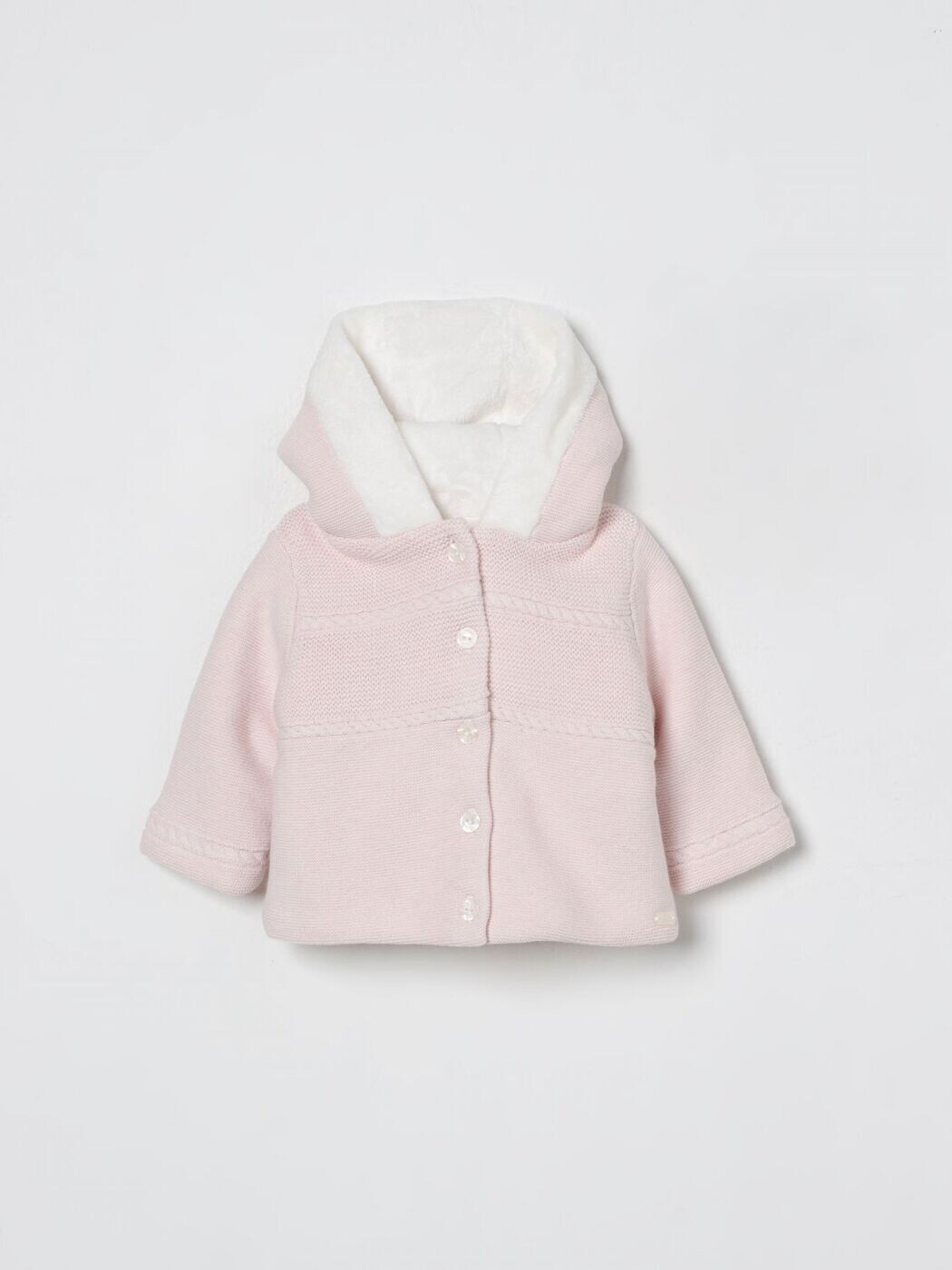 タルティーヌエショコラ TARTINE ET CHOCOLAT 厚地の外套 ベビーユニセックス さくら色 Coats CB40000 関税 貨物輸送無料 2025AW gi