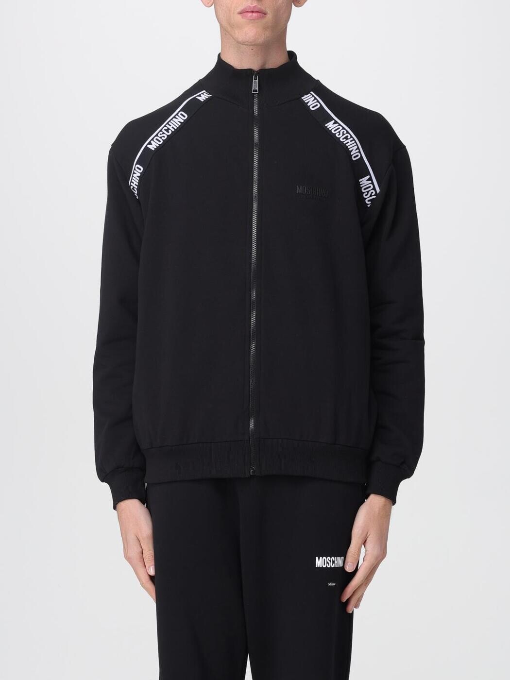 モスキーノ MOSCHINO トレーナー 調教師 メンズ 黒いこと Sweatshirts 17064424 関税 貨物輸送無料 2025AW gi