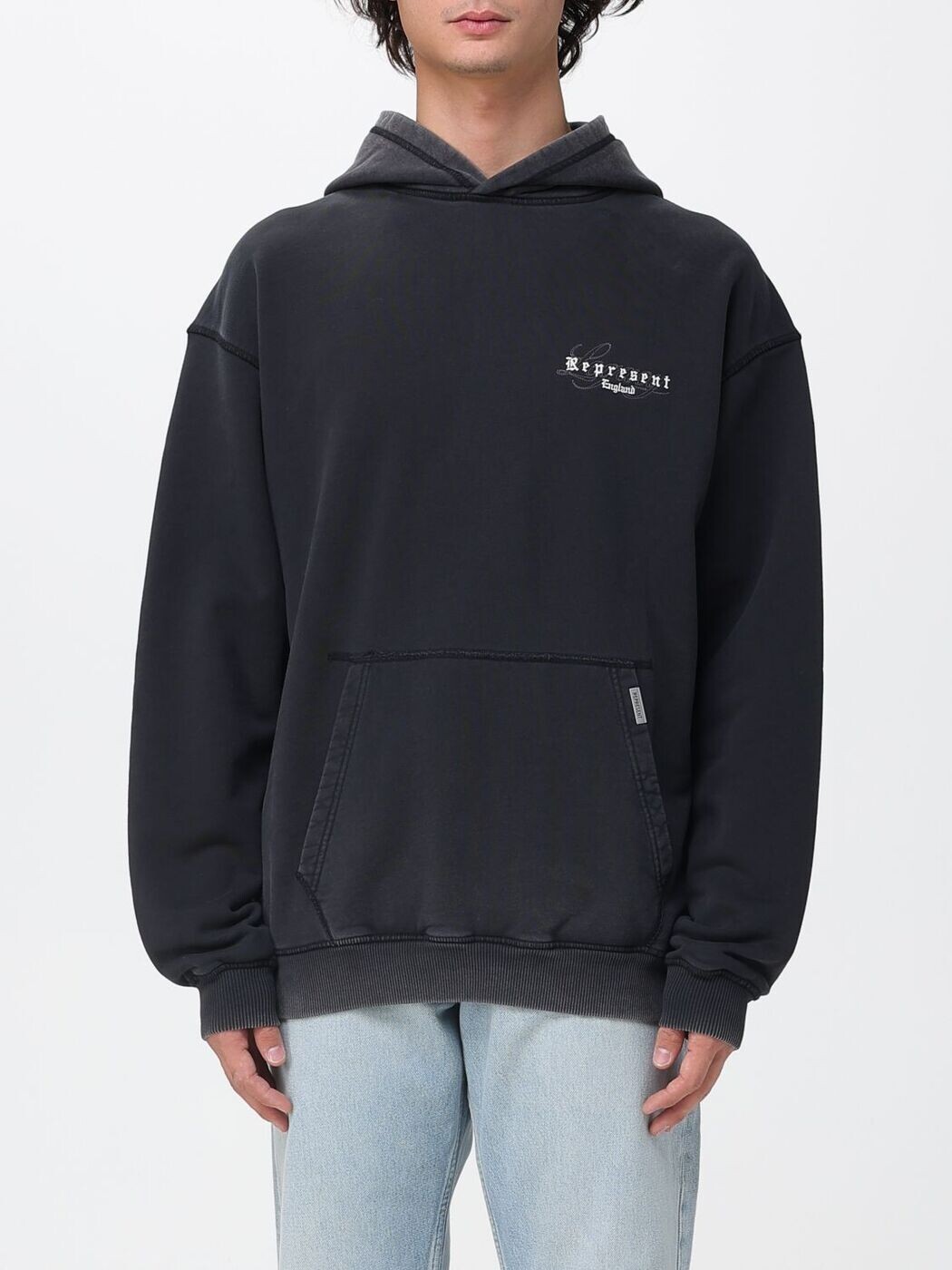 リプレゼント REPRESENT トレーナー 調教師 メンズ 黒いこと Sweatshirts MLM100374 関税 貨物輸送無料 2025AW gi