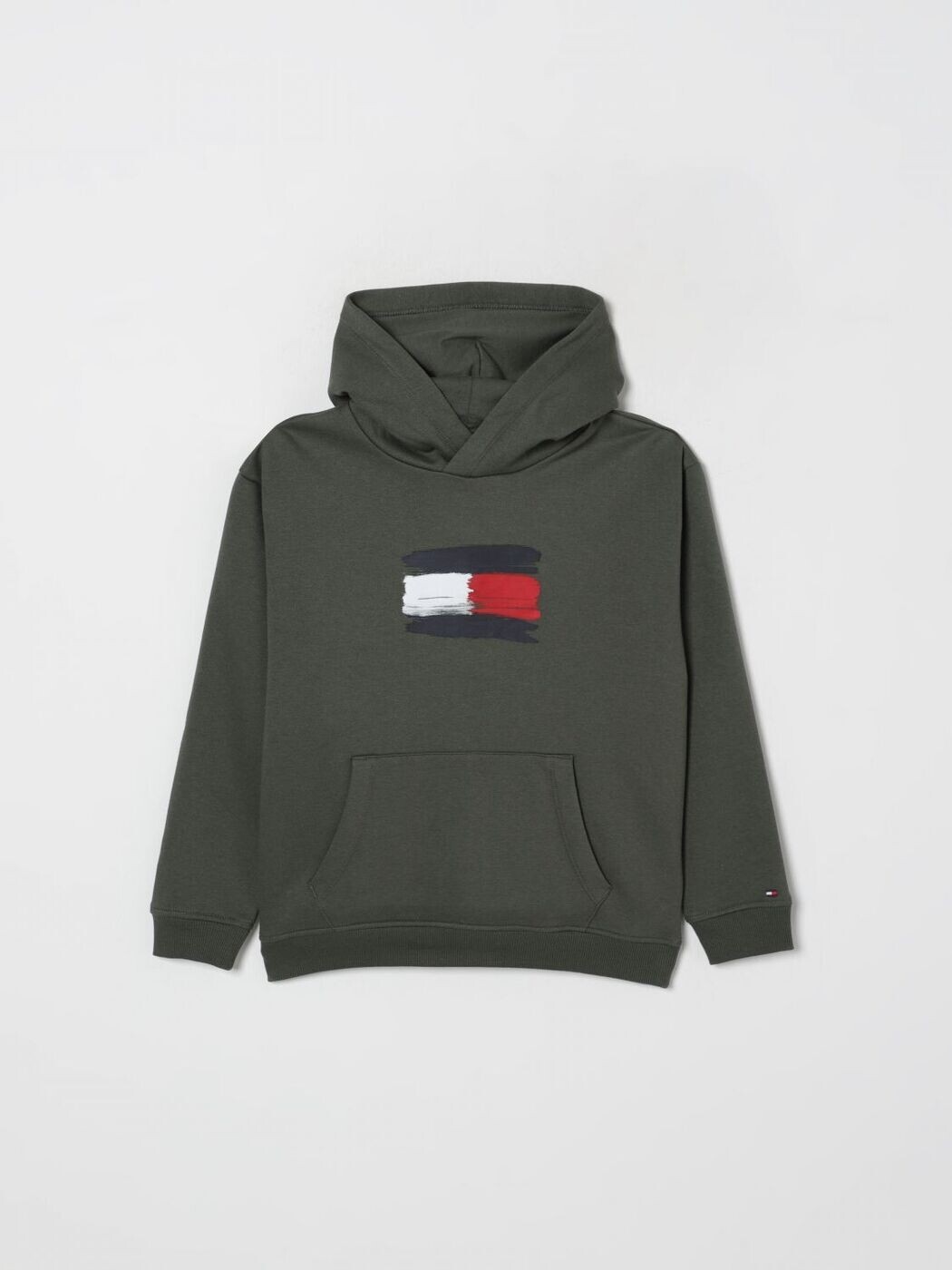 トミー ヒルフィガー TOMMY HILFIGER クルーネックジャンパー 編み物御召しもの ボーイズ 緑であること Crew neck jumpers KB0KB10112 関税 貨物輸送無料 2025AW gi