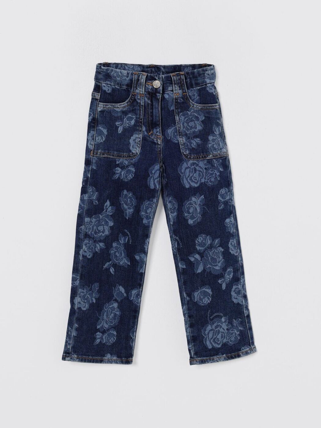 モナリザ MONNALISA レギュラーフィットジーンズ デニム ガールズ ブルー Regular fit jeans 19F4006040 Blue 関税 送料無料 2025AW gi|BRANDSHOP「il Tesoro」
