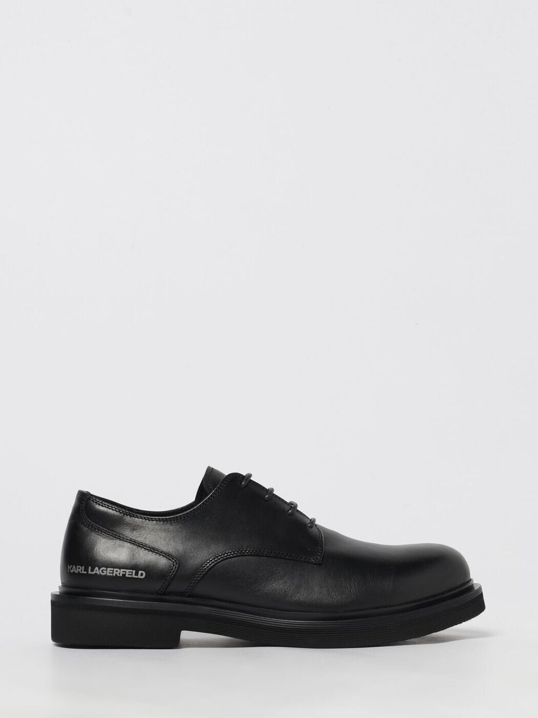 長い巻き毛 ラガーフェルド KARL LAGERFELD レースアップシューズ 御召しものシューズ メンズ 黒いこと Lace-up Shoes KL12225 関税 貨物輸送無料 2026SS gi
