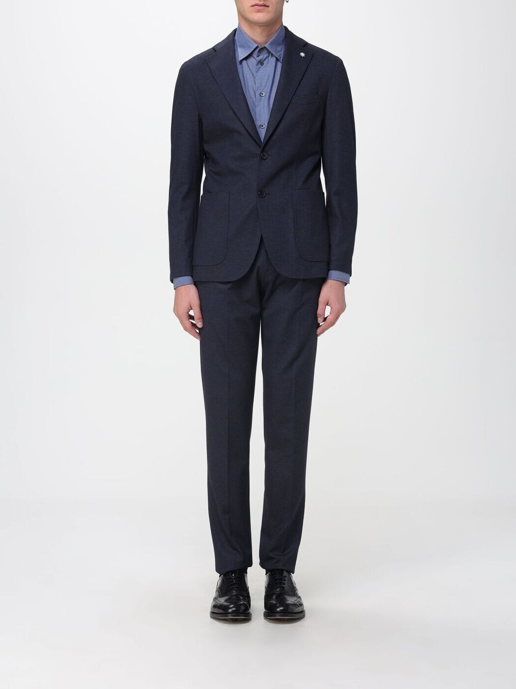 マニュエル・リッツ MANUEL RITZ フォーマル スーツ メンズ ブルー Formal Outfits 3932A3728MC253753 関税 送料無料 2025AW gi