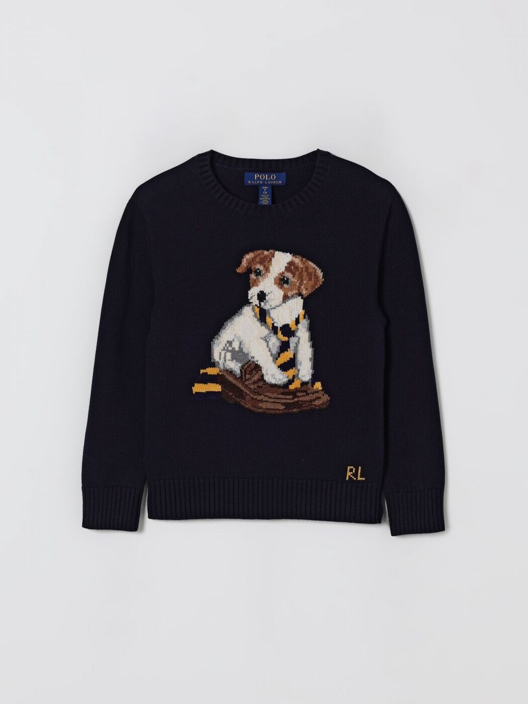 ポロ・ラルフローレン POLO RALPH LAUREN クルーネックジャンパー 編み物御召しもの ボーイズ 青碧 Crew neck jumpers 323978392 関税 貨物輸送無料 2025AW gi