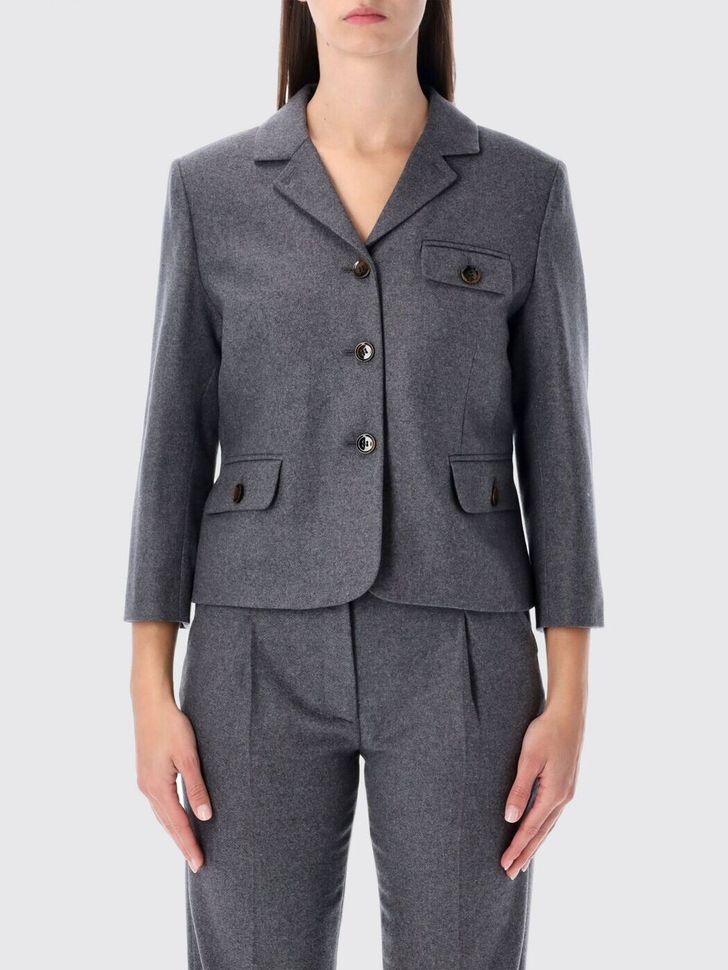 ザガーメント THE GARMENT スーツジャケット スーツ ジャケット レディース グレー Suit Jackets 21649 Grey 関税 送料無料 2025AW gi｜BRANDSHOP「il Tesoro」