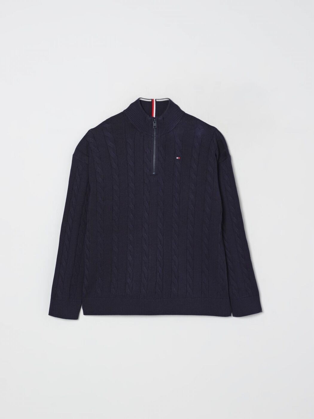 トミー ヒルフィガー TOMMY HILFIGER クルーネックジャンパー 編み物御召しもの ボーイズ 青碧 Crew neck jumpers KB0KB09971 関税 貨物輸送無料 2025AW gi