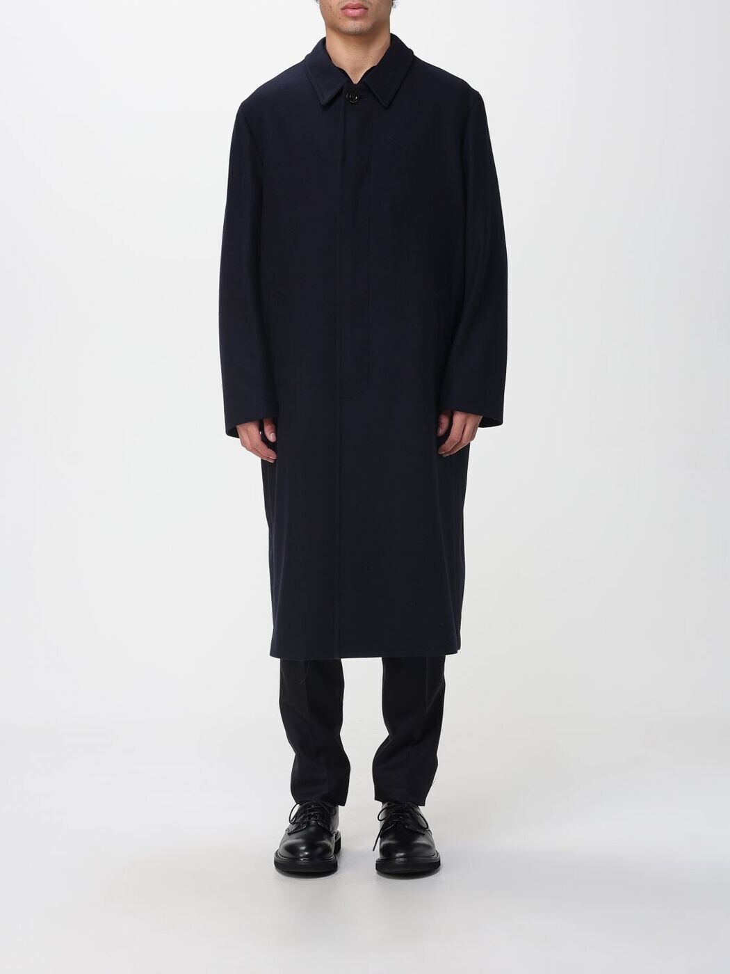 ボリオリ BOGLIOLI トレンチ コート メンズ ブルー Coats and Trench OC0225FB4710 関税 送料無料 2025AW gi