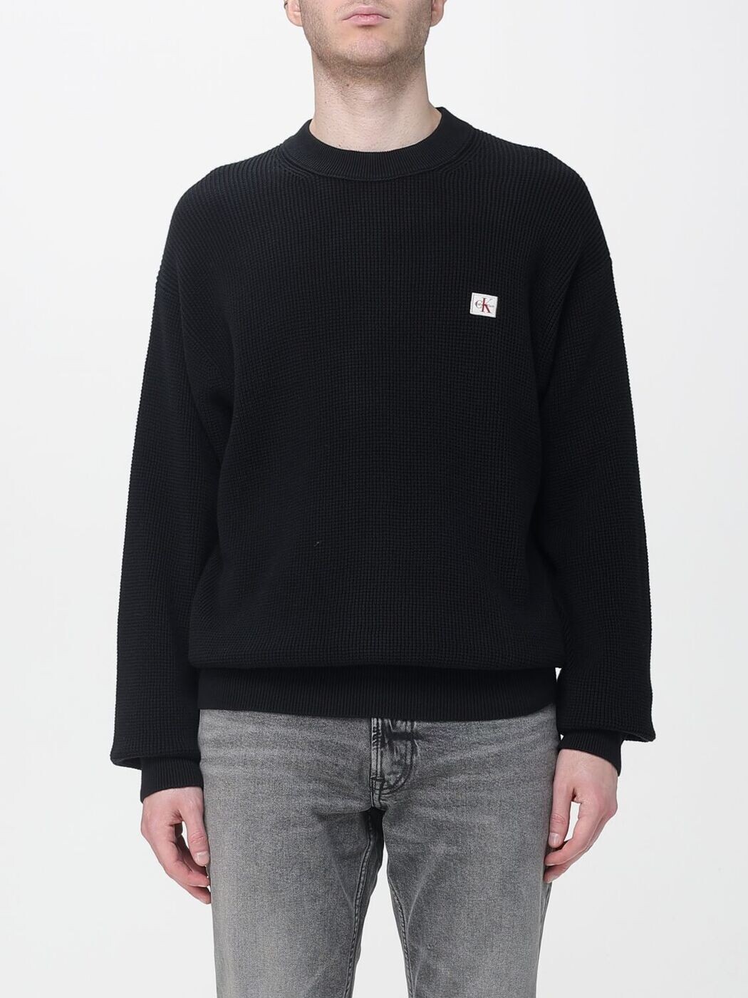 カルバン クライン ジーンズ CALVIN KLEIN JEANS セーター ニットウェア メンズ ブラック Knitwear LV04RD313G 関税 送料無料 2026SS gi