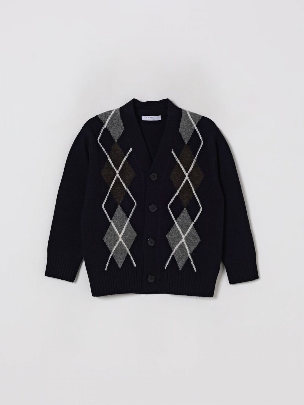 パオロペコラ PAOLO PECORA クルーネックジャンパー 編み物御召しもの ボーイズ 青碧 Crew neck jumpers PP4088 関税 貨物輸送無料 2025AW gi