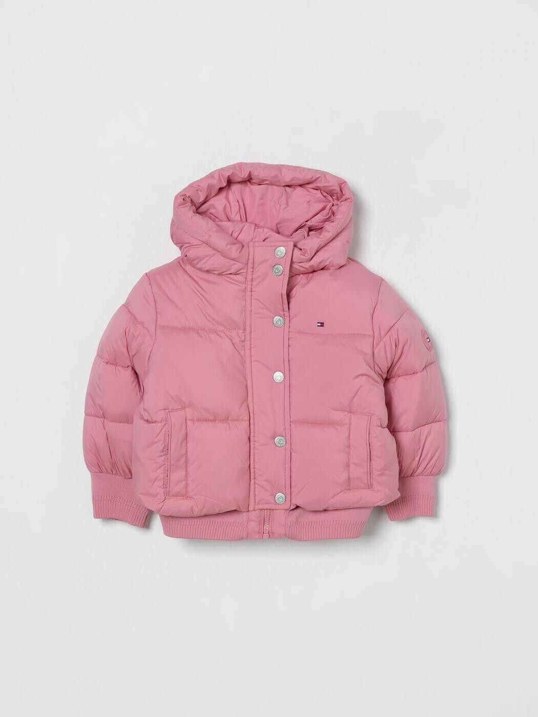 トミー ヒルフィガー TOMMY HILFIGER バイカージャケット 上衣 ガールズ サクラ色 Biker jackets KG0KG08861 関税 貨物輸送無料 2025AW gi