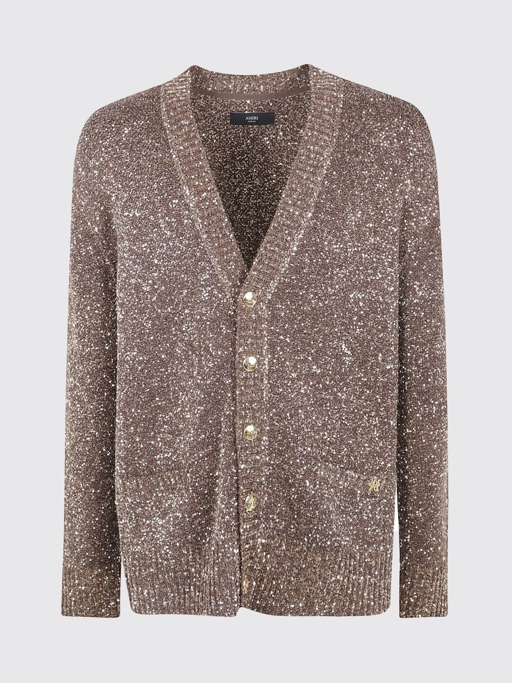 アミリ AMIRI プルオーバー 編み物御召しもの メンズ 赤銅色 Knitwear AMKNCD1069 関税 貨物輸送無料 2025AW gi