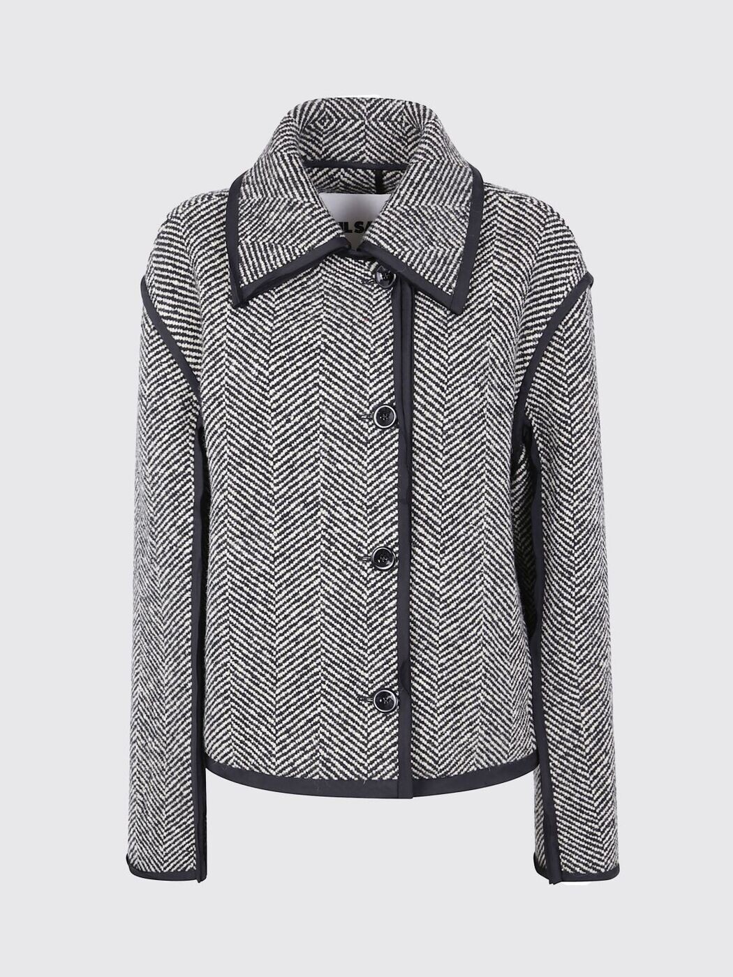 ジルサンダー JIL SANDER トレンチコート 厚地の外套 レディース 黒いこと Coats and trench coats J02BN0229J40261 関税 貨物輸送無料 2025AW gi
