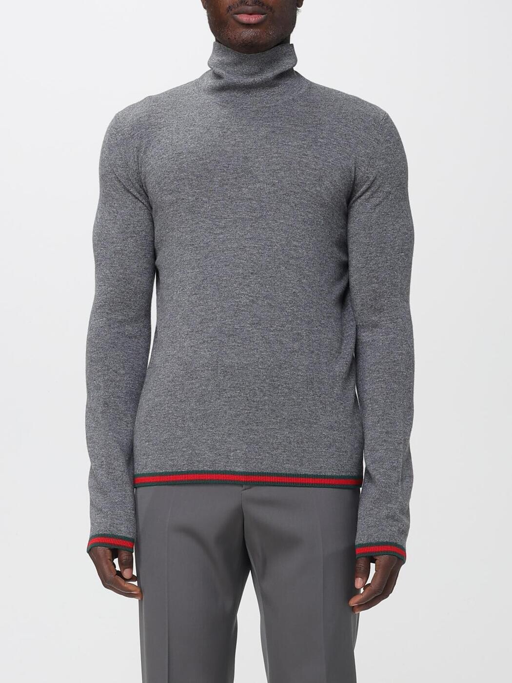 グッチ GUCCI ティーシャツ 編み物御召しもの メンズ 薄墨色 Knitwear 850166XKE04 関税 貨物輸送無料 2025AW gi