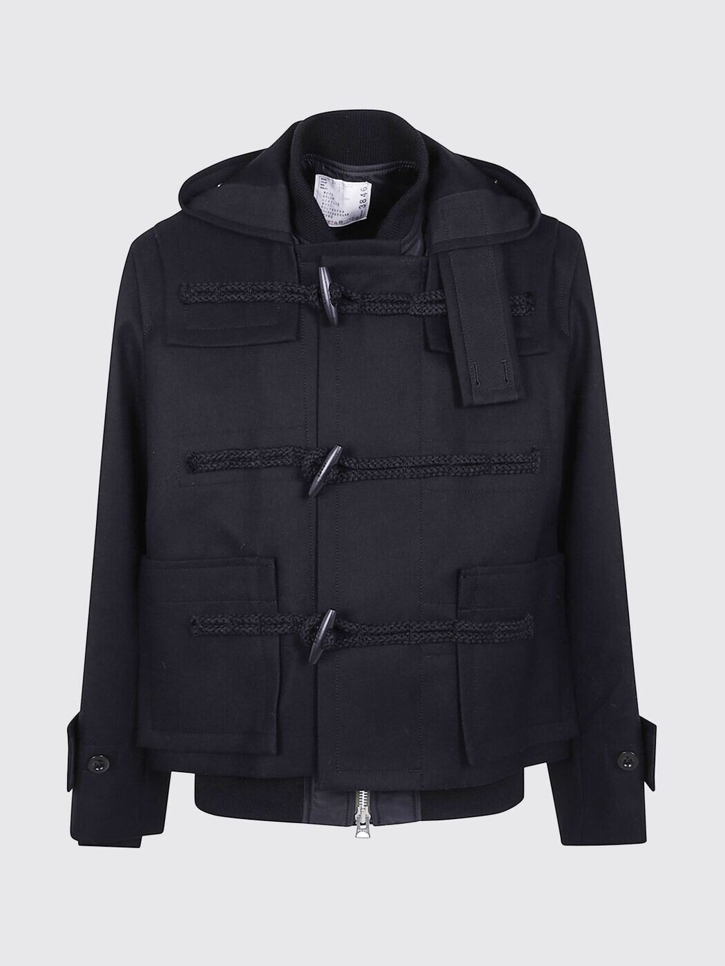 サカイ SACAI トレンチ 厚地の外套 メンズ 黒いこと Coats and Trench 2503846M 関税 貨物輸送無料 2025AW gi