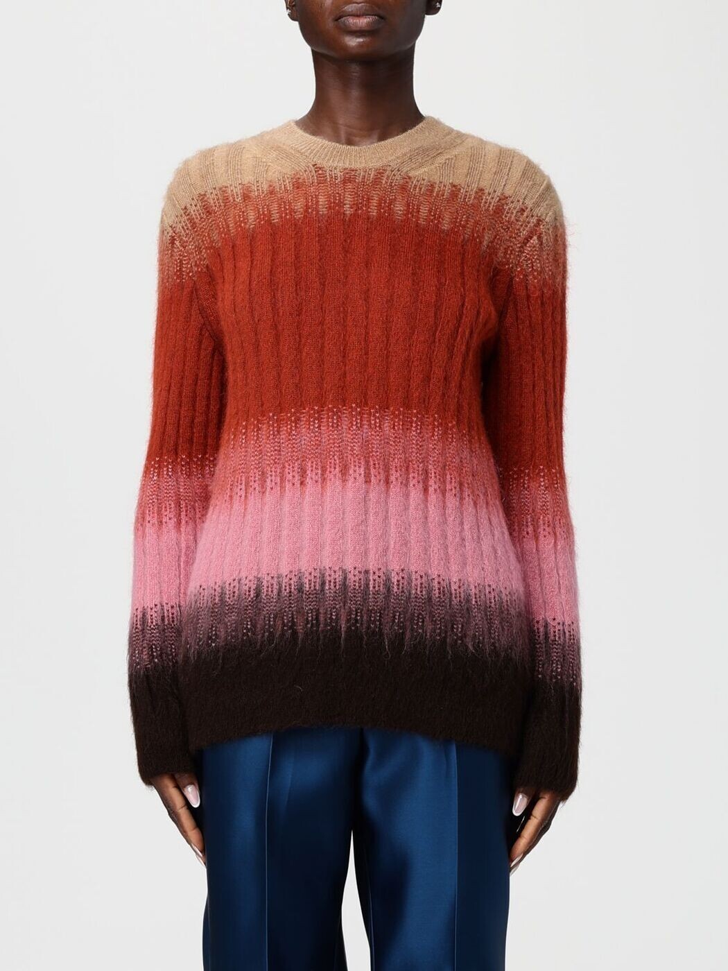 フェンディ FENDI スウェーター 編み物お召しもの レディース Knitwear FZXE17AYLT 関税 貨物輸送無料 2026SS gi