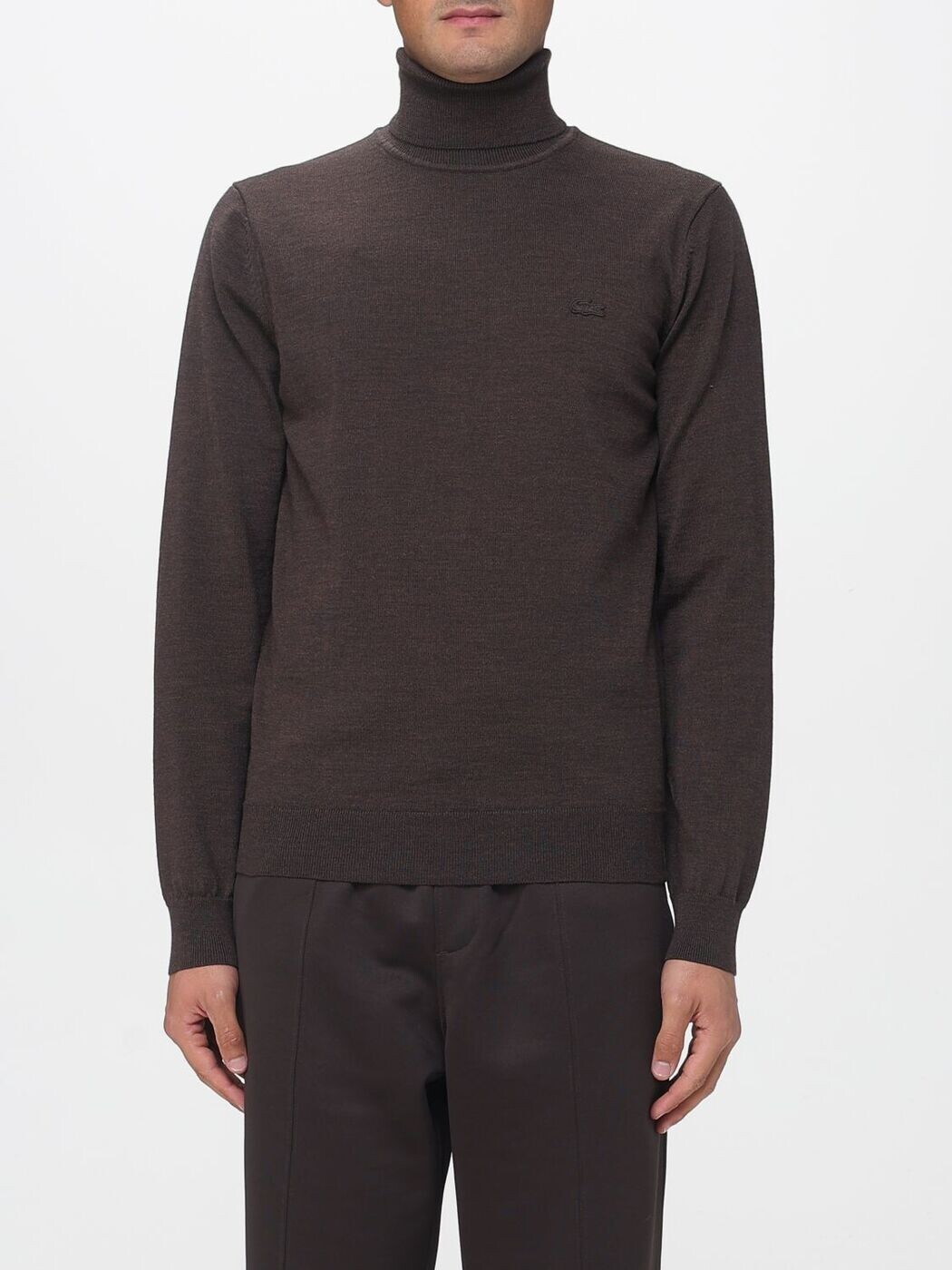 ラコステ LACOSTE セーター ニットウェア メンズ ブラウン Knitwear AH1959 関税 送料無料 2025AW gi