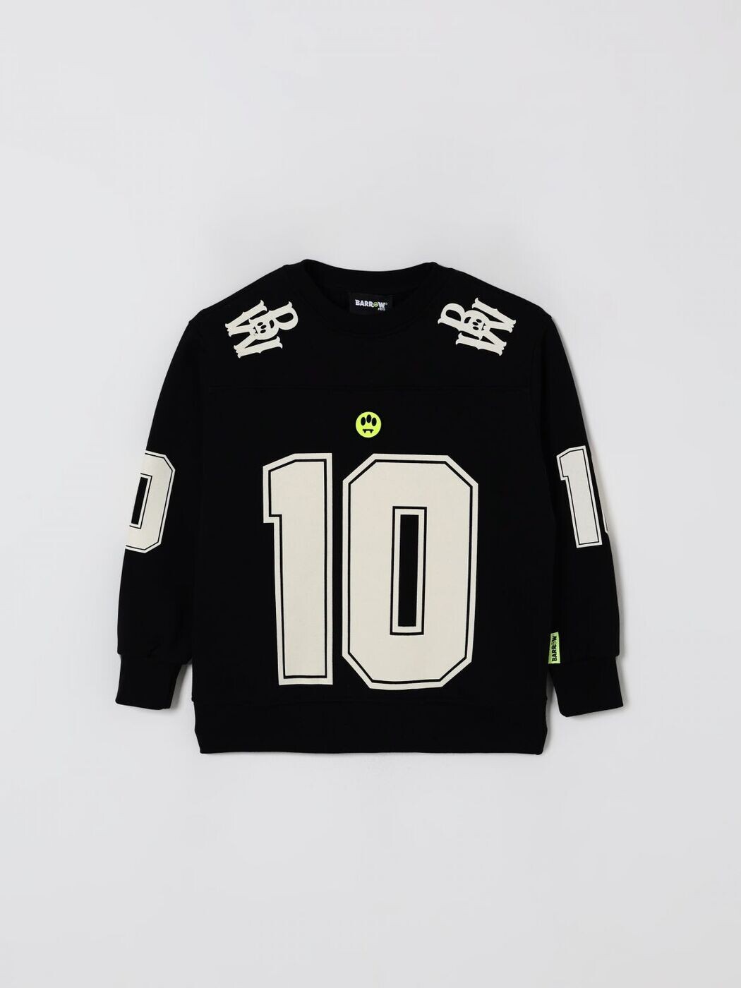 バロウキッズ BARROW KIDS クルーネックジャンパー 編み物御召しもの ボーイズ 黒いこと Crew neck jumpers F5BKJUSW066 関税 貨物輸送無料 2025AW gi