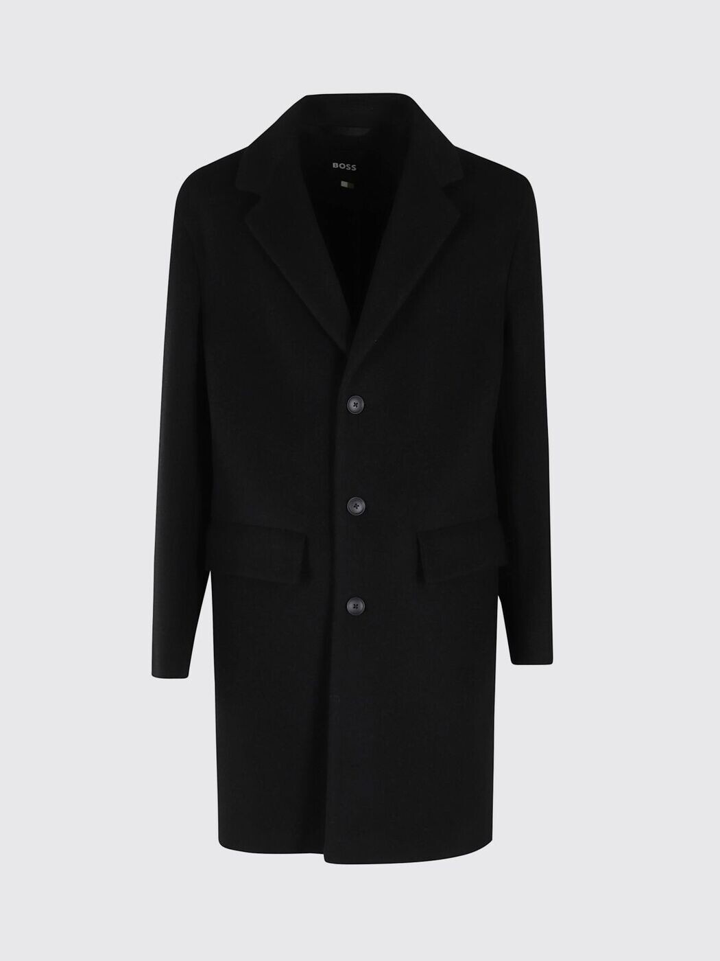ボス BOSS トレンチ コート メンズ ブラック Coats and Trench 50551603 関税 送料無料 2025AW gi