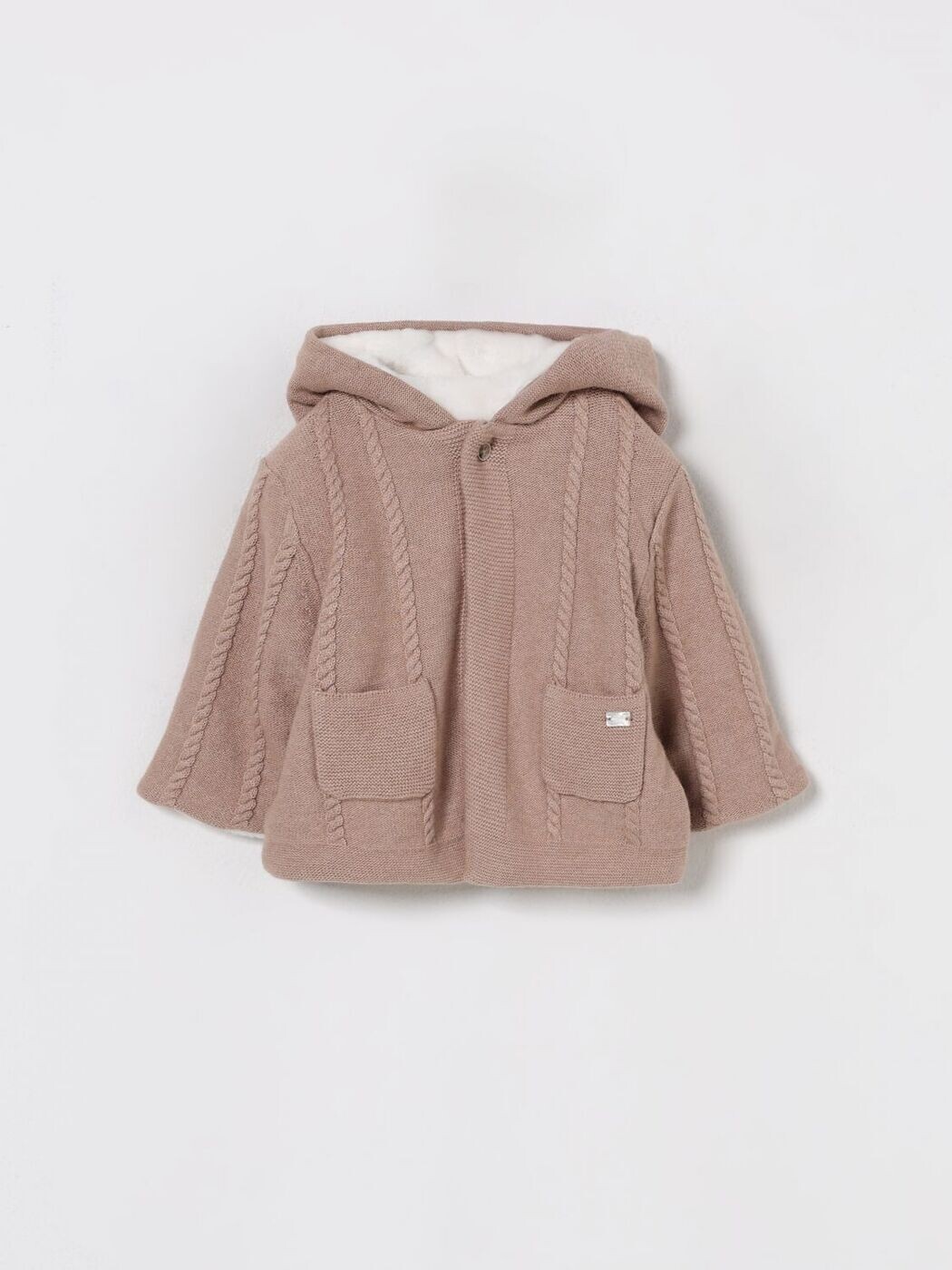 タルティーヌエショコラ TARTINE ET CHOCOLAT 厚地の外套 ベビーユニセックス ベージュ Coats TZ40000 関税 貨物輸送無料 2025AW gi