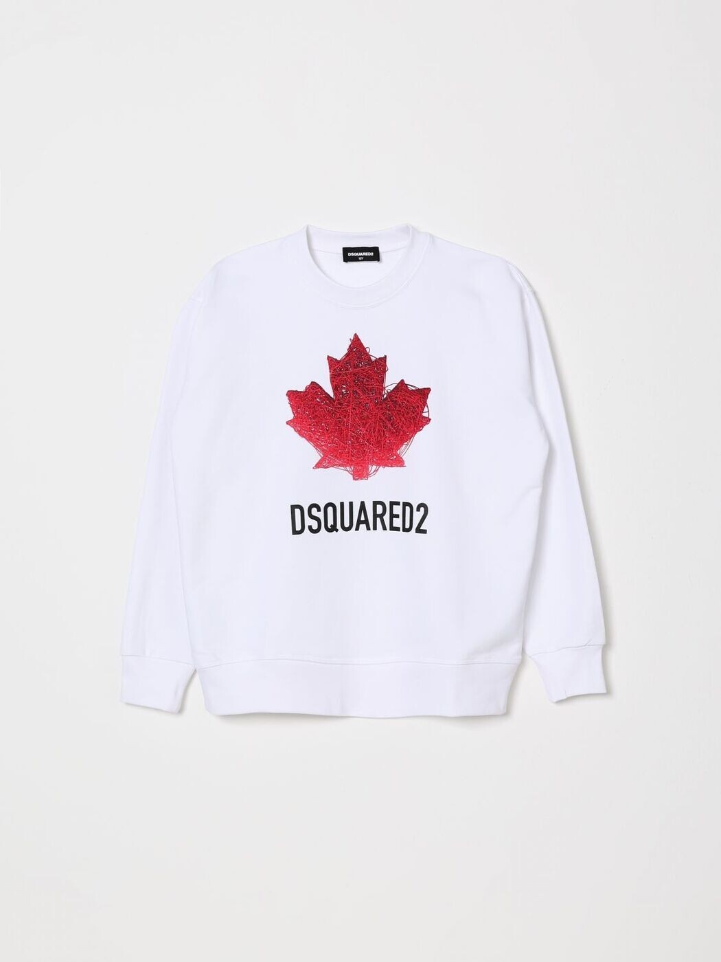 ディースクエアード DSQUARED2 クルーネックジャンパー 編み物御召しもの ボーイズ 白いこと Crew neck jumpers DQ3193D0AGW 関税 貨物輸送無料 2026SS gi