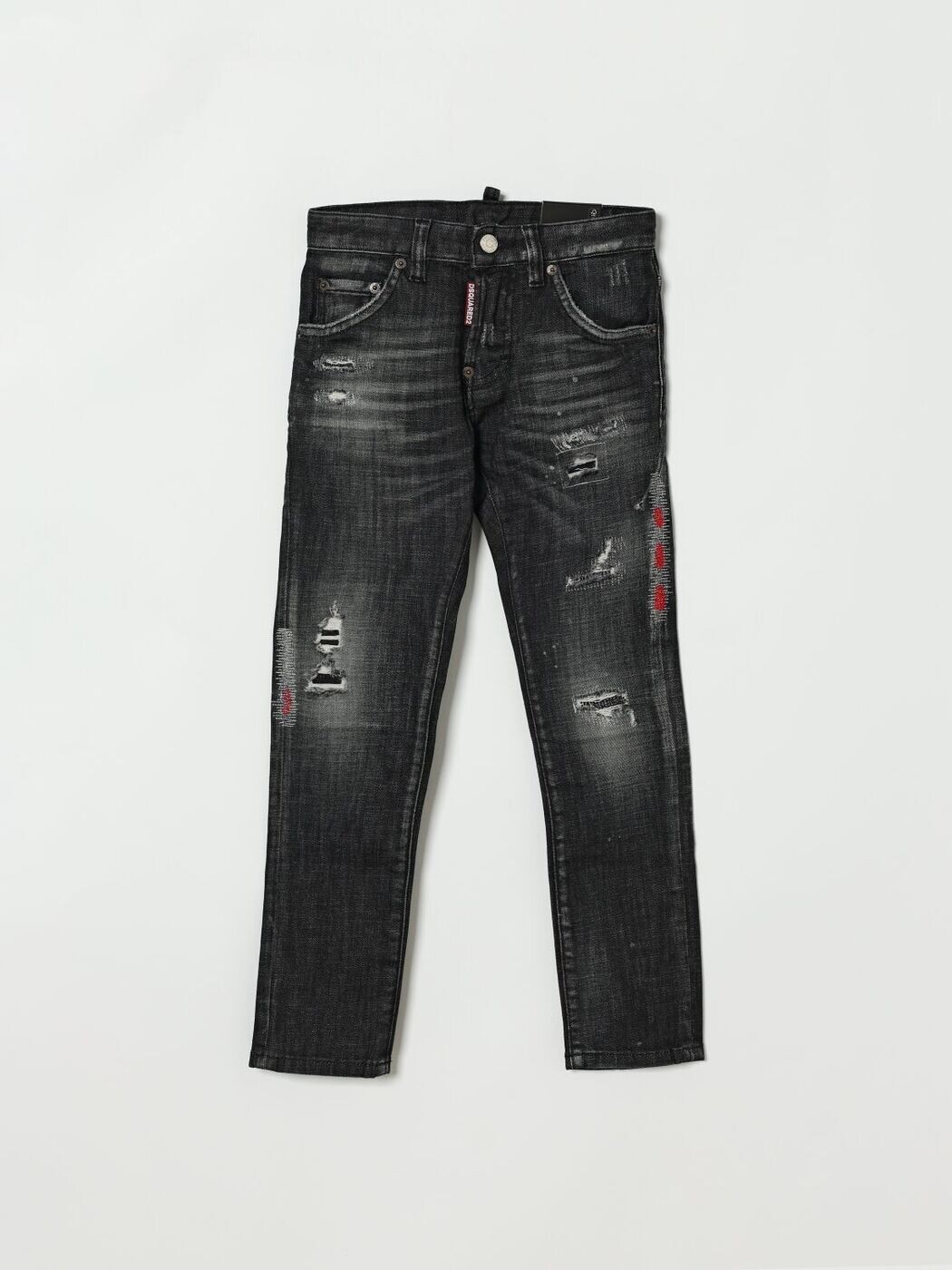 ディースクエアード DSQUARED2 レギュラーフィットジーンズ ジーンズ ボーイズ 黒いこと Regular fit jeans DQ0236D0AFY 関税 貨物輸送無料 2026SS gi