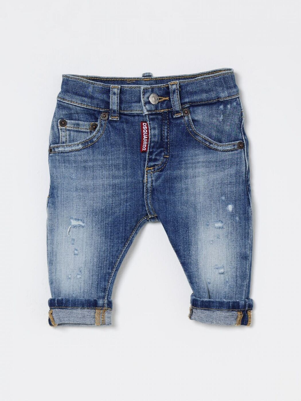 ディースクエアード DSQUARED2 ズボン ズボン下 ベビーユニセックス 青碧 Pants DQ01TCD0AFN 関税 貨物輸送無料 2026SS gi