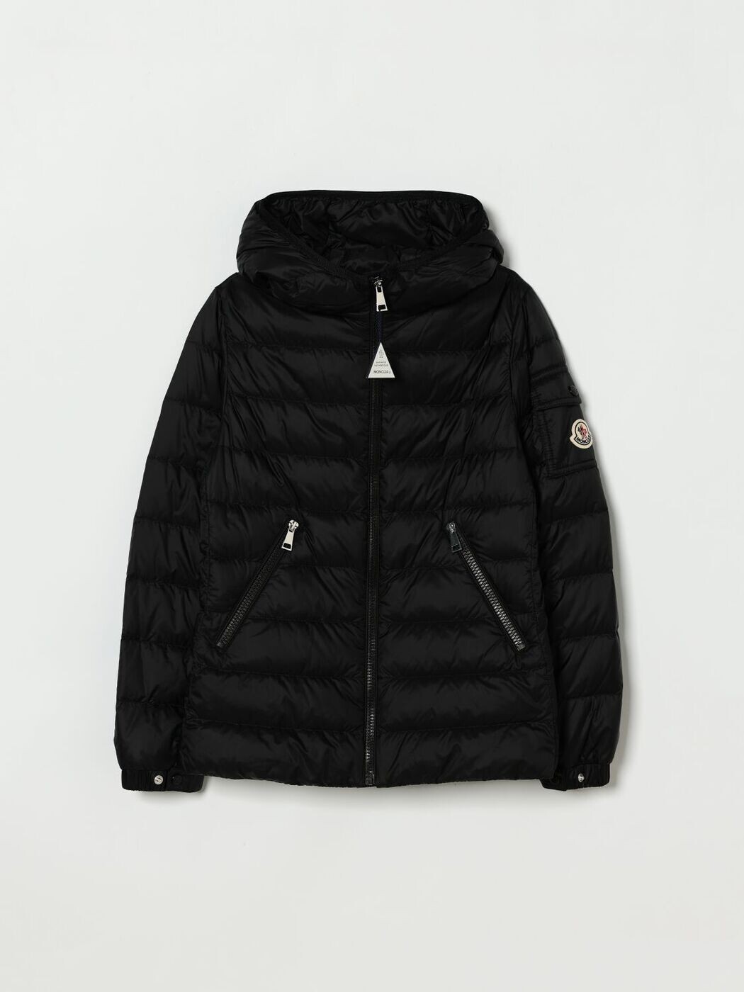 モンク軌跡 MONCLER バイカージャケット 上衣 ガールズ 黒いこと Biker jackets 1A00031597YF 関税 貨物輸送無料 2026SS gi
