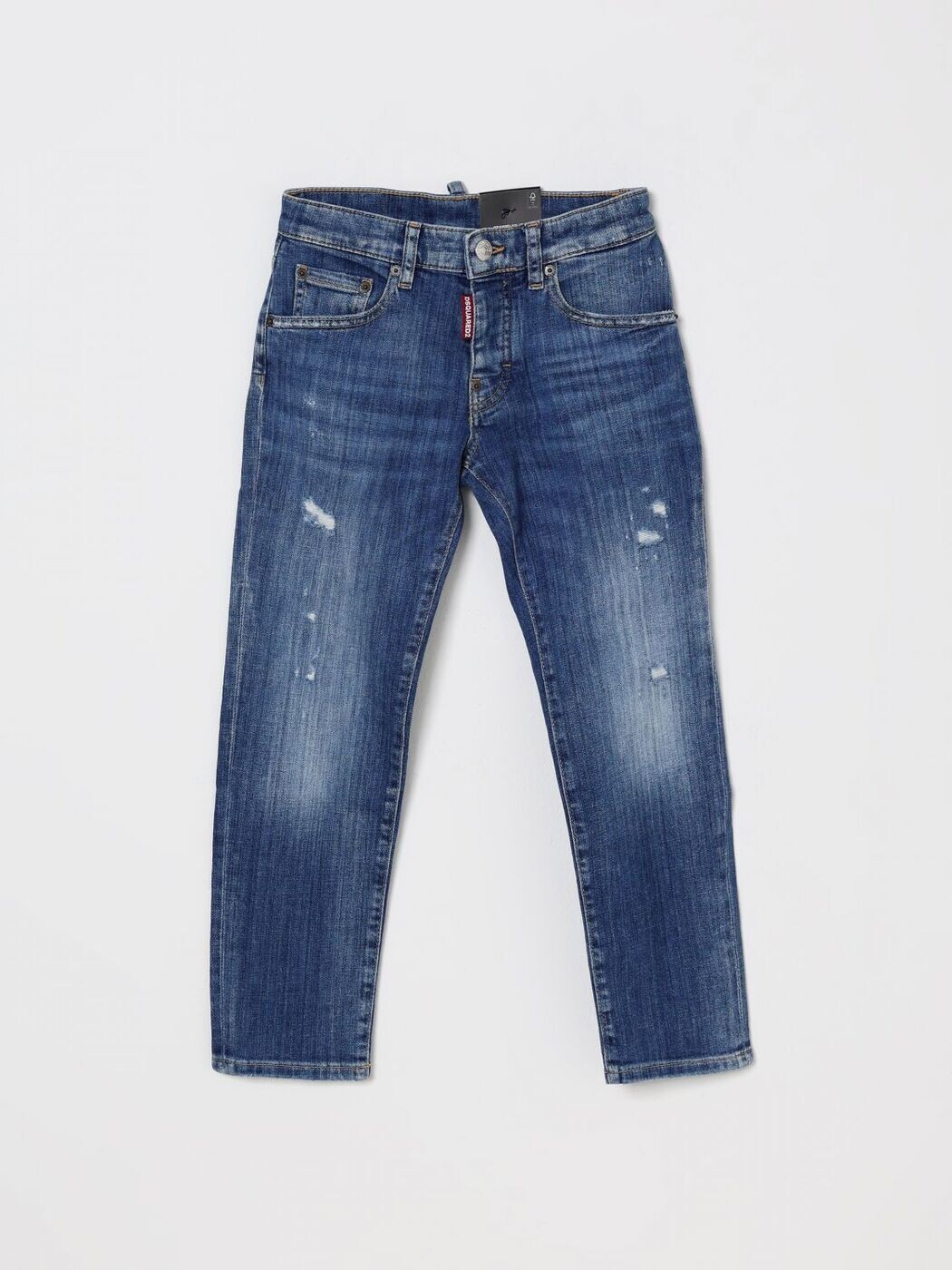 ディースクエアード DSQUARED2 レギュラーフィットジーンズ ジーンズ ボーイズ 青碧 Regular fit jeans DQ0731D0AFN 関税 貨物輸送無料 2026SS gi