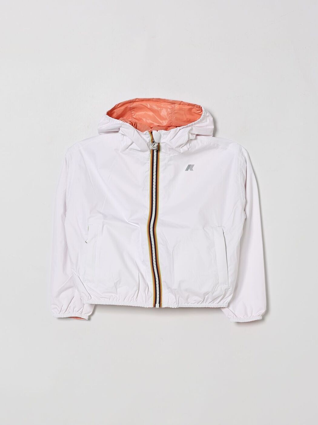 ケーウェイ K-WAY バイカージャケット 上衣 ガールズ 白いこと Biker jackets K41337W 関税 貨物輸送無料 2026SS gi