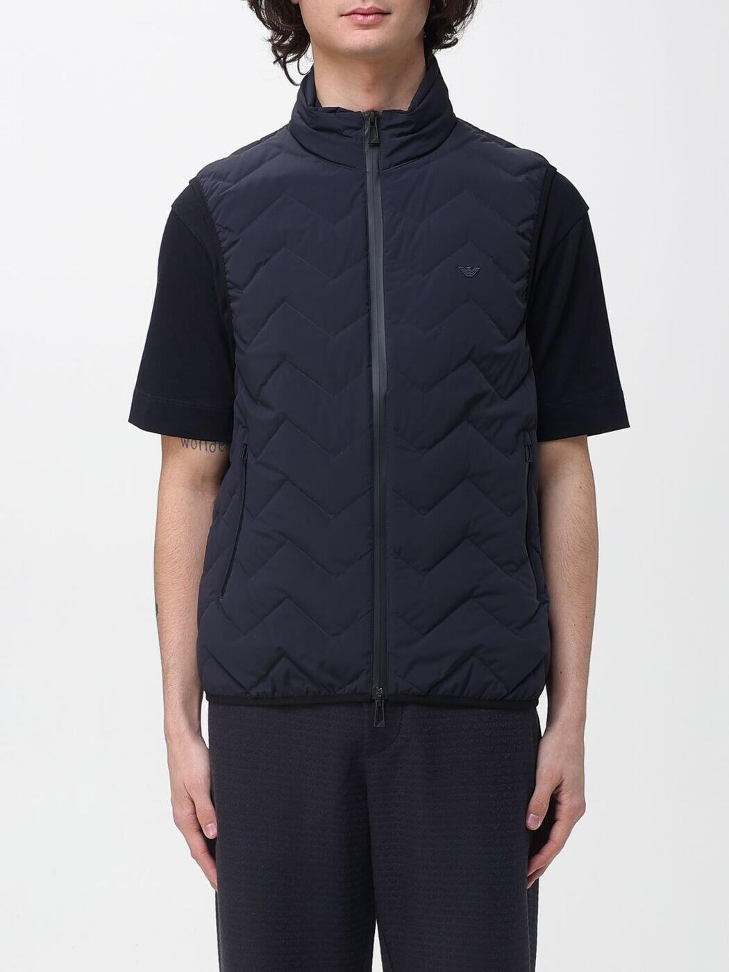エン急性灰白髄炎 アルマーニ EMPORIO ARMANI ジレ より良い メンズ 米国海軍 Vests EM004946AF18499 関税 貨物輸送無料 2026SS gi