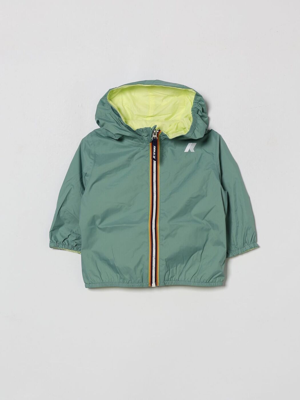 ケーウェイ K-WAY 上衣 ベビーユニセックス 緑であること Jacket K2123IW 関税 貨物輸送無料 2026SS gi