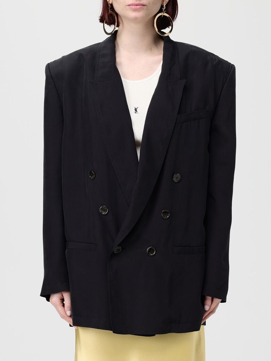 イヴ サンローラン SAINT LAURENT PARIS スーツジャケット スーツ ジャケット レディース ブラック Suit Jackets 851026Y6J78 Black 関税 送料無料 2026SS gi|BRANDSHOP「il Tesoro」