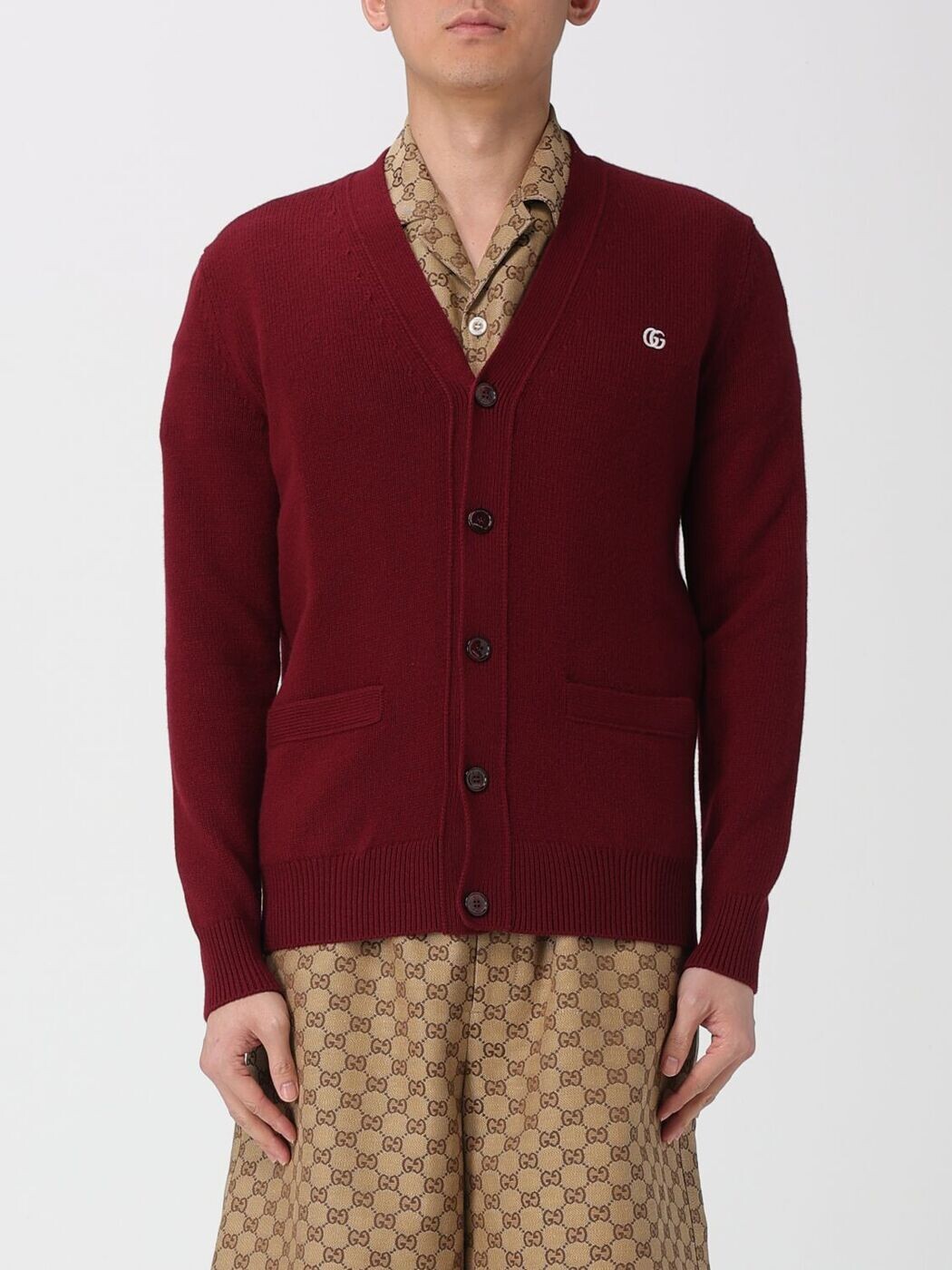 グッチ GUCCI プルオーバー 編み物御召しもの メンズ 赤いこと Knitwear 815009XKFAU 関税 貨物輸送無料 2026SS gi