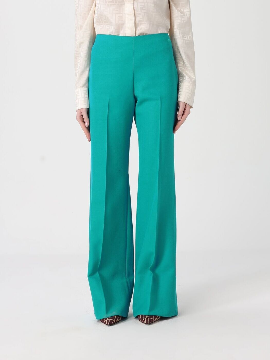 フェンディ FENDI ズボン パンツ レディース Trousers FR6681AJYF Gnawed Blue 関税 送料無料 2026SS gi|BRANDSHOP「il Tesoro」