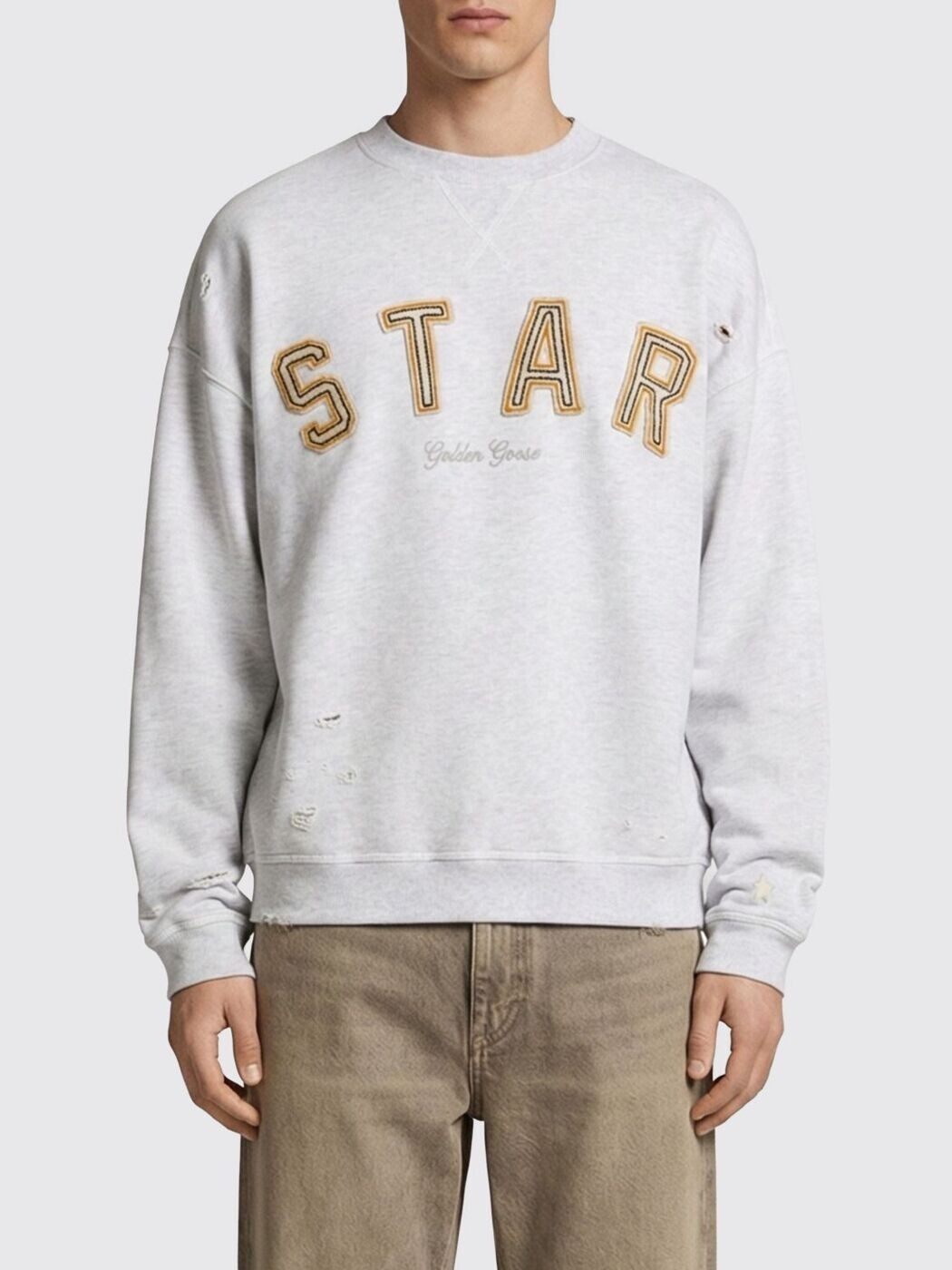 ゴールデン グース 晴れ晴れしい ブランド名 GOLDEN GOOSE トレイナー 調教師 メンズ 薄墨色 Sweatshirts GUP02711P002412 関税 貨物輸送無料 2026SS gi