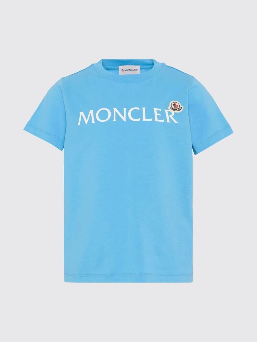 モンク軌跡 MONCLER ロング衣袂ティーシャツ ティーシャツ ボーイズ 青碧 Long sleeve t-shirts 8C0001089AFV 関税 貨物輸送無料 2026SS gi
