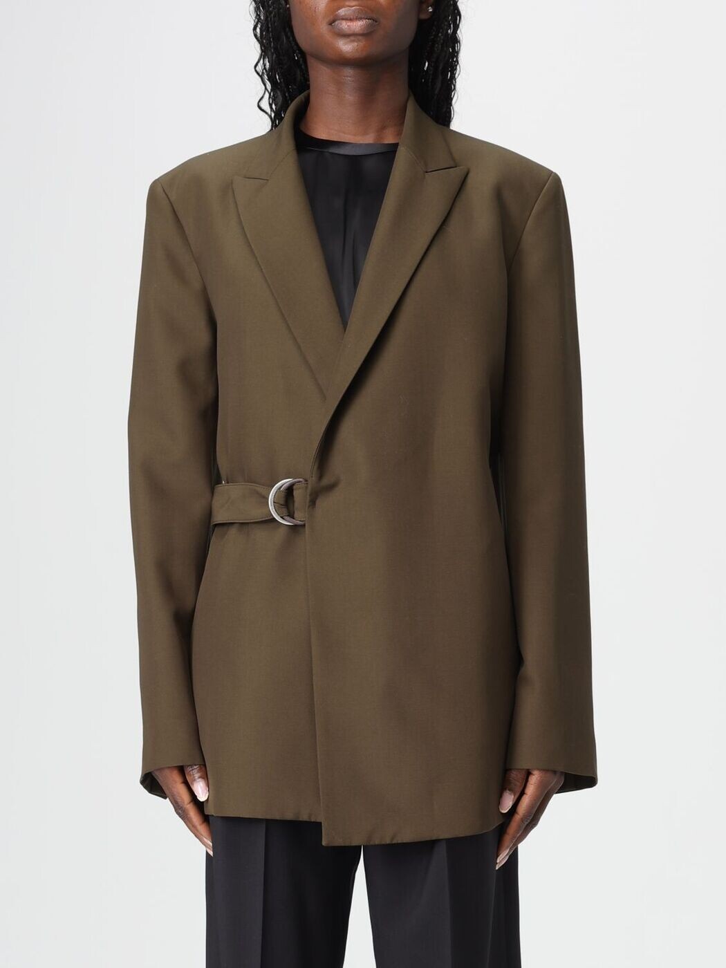 ロエベ LOEWE 背広上衣 背広 上衣 レディース 緑であること Suit Jackets S359Y03XAE 関税 貨物輸送無料 2026SS gi レディースファッション-コート・ジャケット