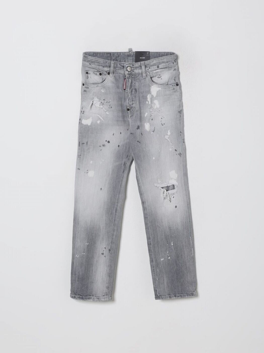 ディースクエアード DSQUARED2 レギュラーフィットジーンズ ジーンズ ボーイズ 薄墨色 Regular fit jeans DQ2252D0AEH 関税 貨物輸送無料 2025AW gi