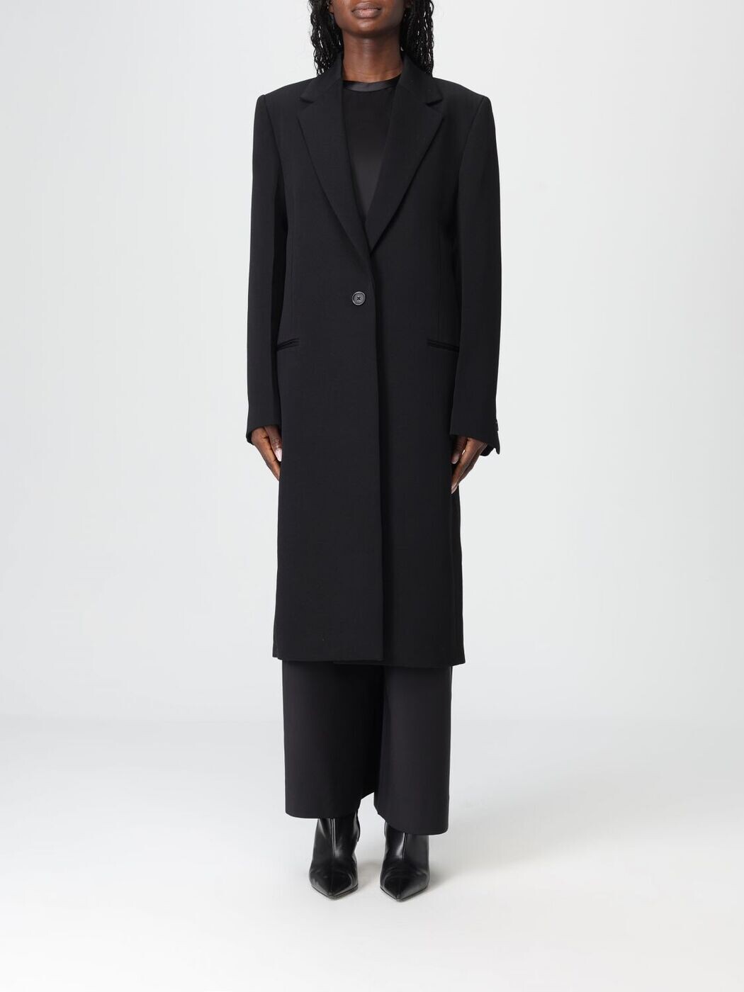 トーテム TOTEME トレンチコート コート レディース ブラック Coats and trench coats 252WRO0198FB0412 Black 関税 送料無料 2026SS gi｜BRANDSHOP「il Tesoro」