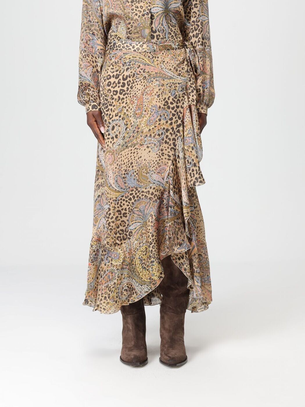 エトロ ETRO スカート レディース ブラウン Skirts WRFA017699SA1N9 Brown 関税 送料無料 2026SS gi｜BRANDSHOP「il Tesoro」