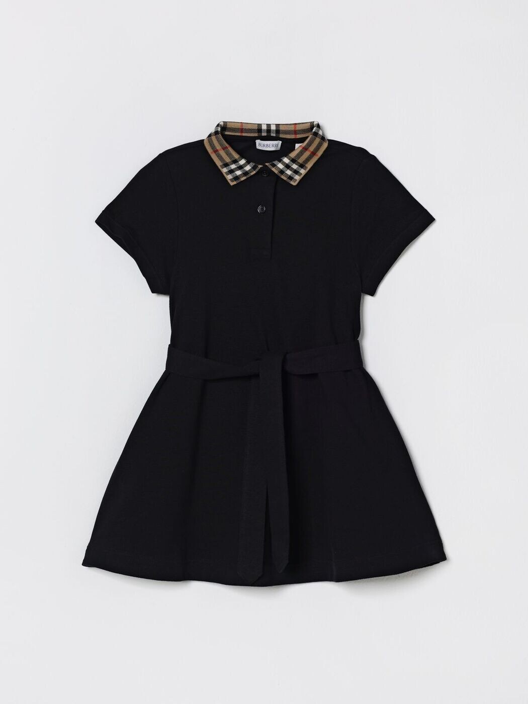 バーバリー BURBERRY ロング御召しもの 御召しもの ガールズ 黒いこと Long dresses 8105585 関税 貨物輸送無料 2026SS gi
