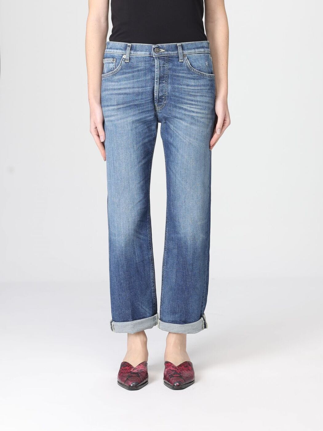 ドンダップ DONDUP デニム レディース ブルー Jeans DP776DSK297DJ24 Blue 関税 送料無料 2025AW gi｜BRANDSHOP「il Tesoro」