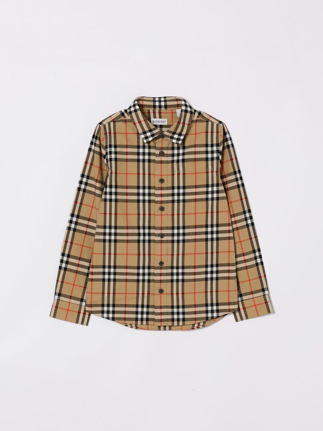 バーバリー BURBERRY プルオーバー ボーイズ ベージュ Casual shirts 8117166 関税 貨物輸送無料 2026SS gi