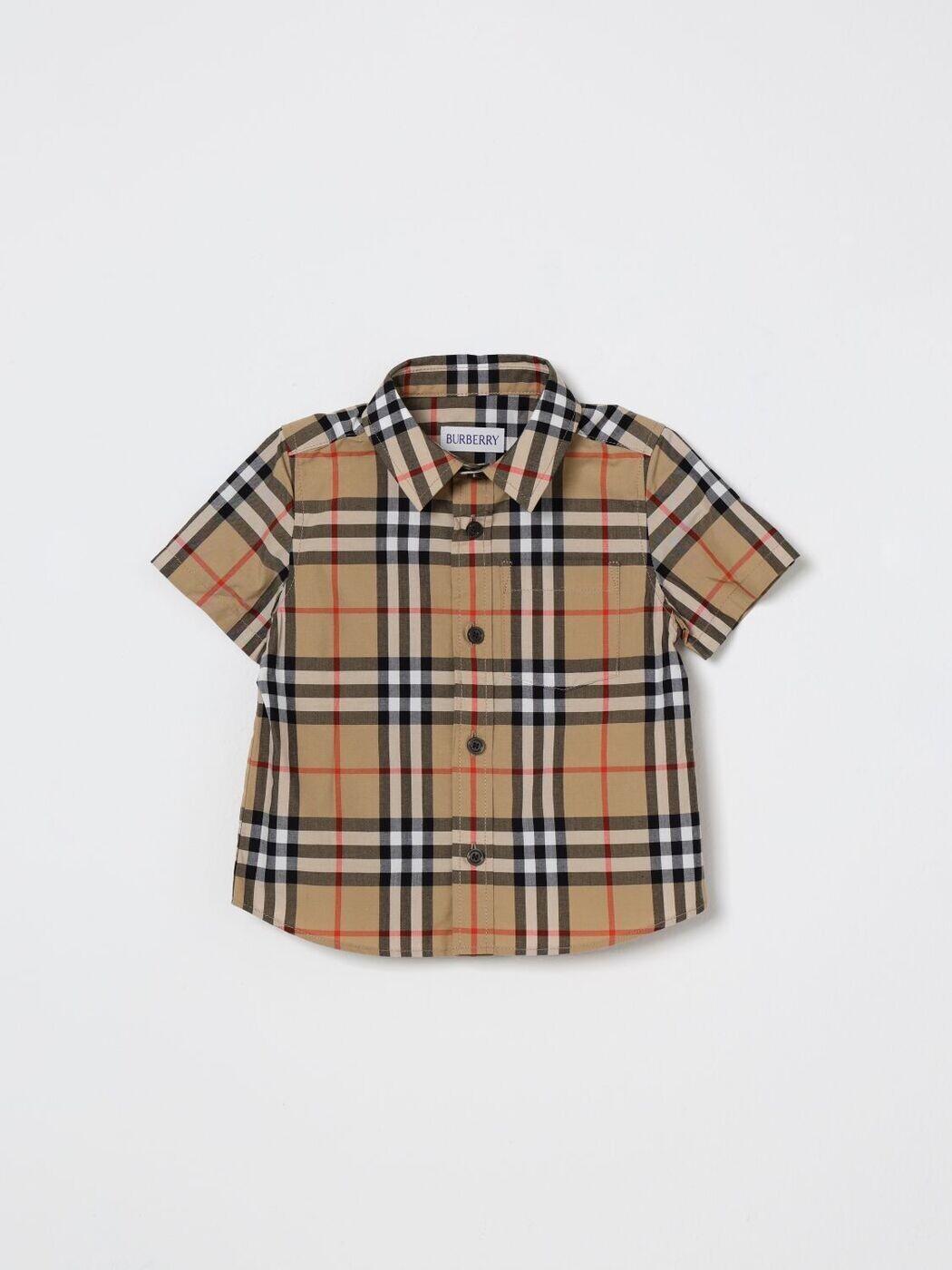 バーバリー BURBERRY プルオーバー ボーイズ ベージュ Casual shirts 8121244 関税 貨物輸送無料 2026SS gi