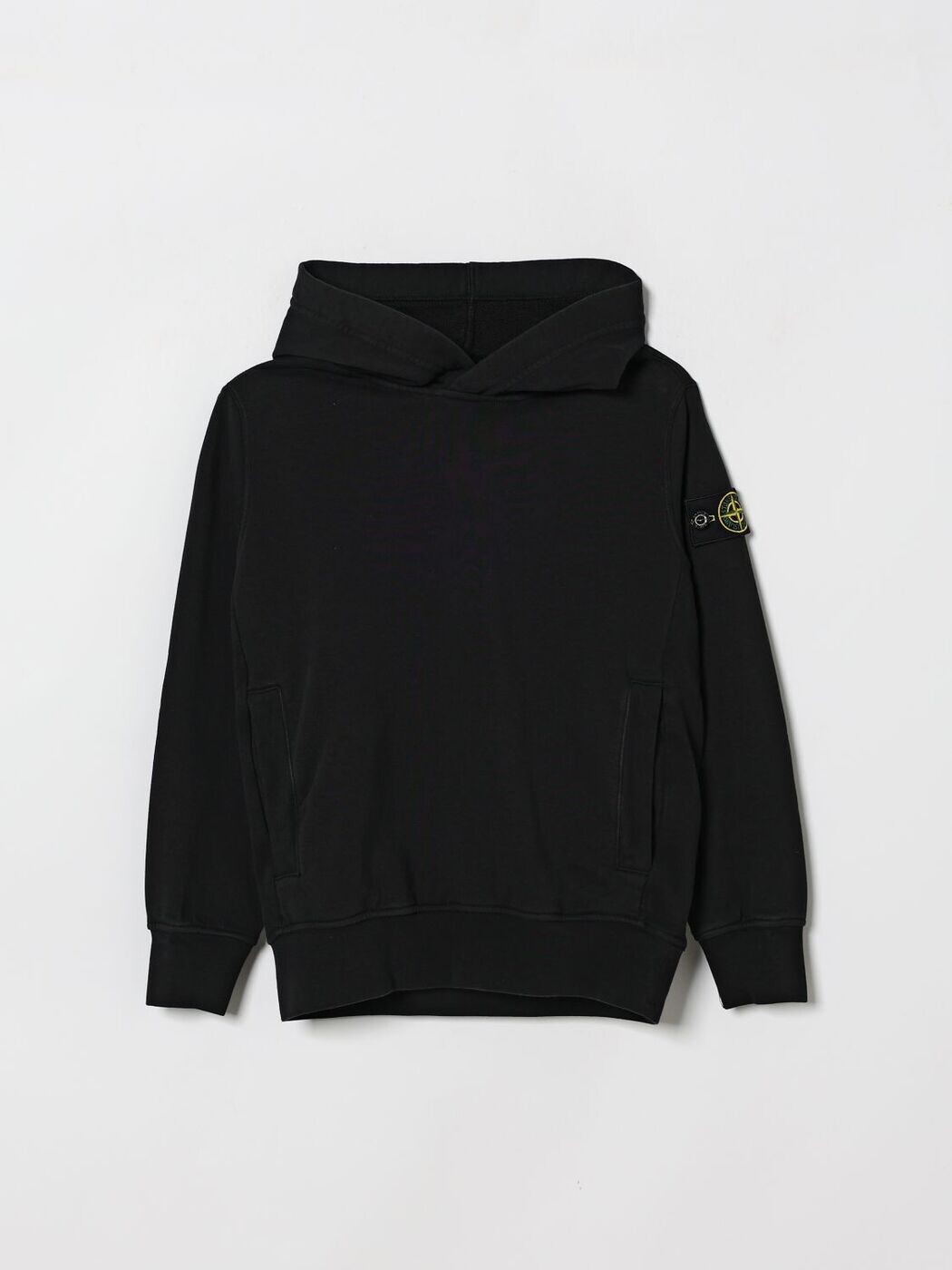 石ころ 島 STONE ISLAND JUNIOR クルーネックジャンパー 編み物御召しもの ボーイズ 黒いこと Crew neck jumpers 6100014S0040 関税 貨物輸送無料 2026SS gi