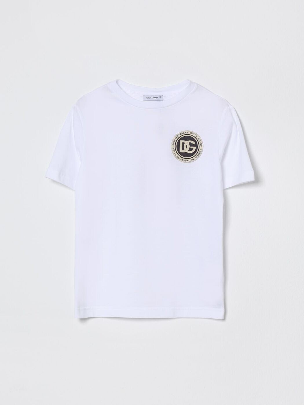 ドルチェ＆ガッバーナ DOLCE\u0026GABBANA ロング衣袂ティーシャツ ティーシャツ ボーイズ 白いこと Long sleeve t-shirts L4JTHUG7P1P 関税 貨物輸送無料 2026SS gi