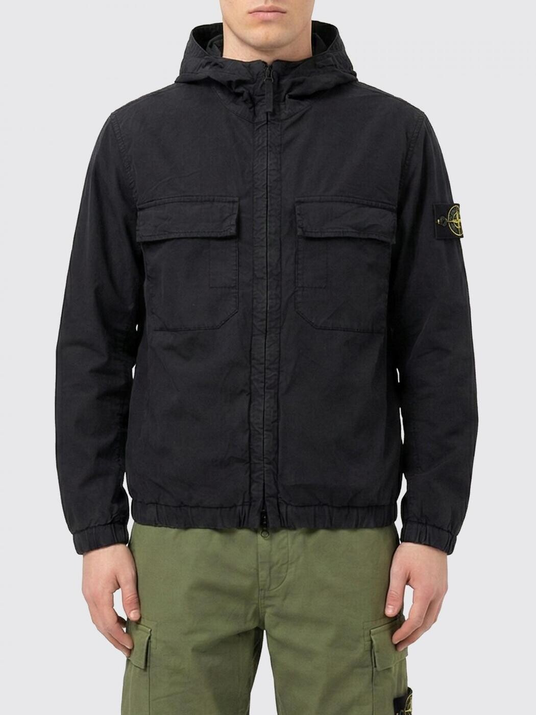 ストーン アイランド STONE ISLAND ジャケット メンズ ブラック Jackets 4100077S0A10 関税 送料無料 2026SS gi