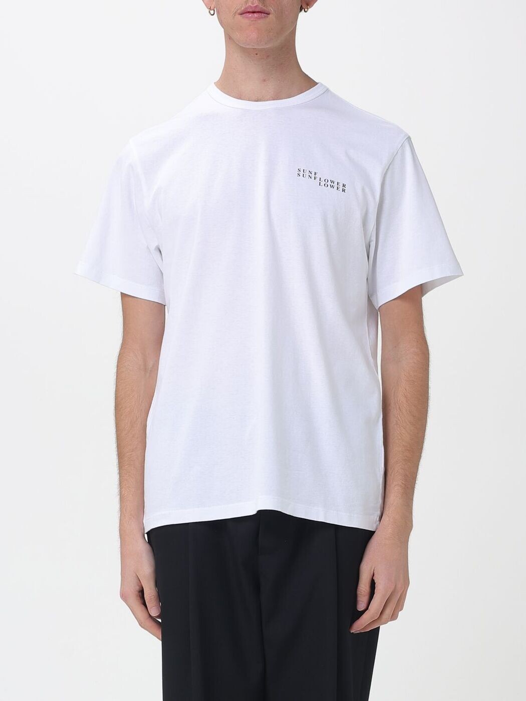 サンフラワー SUNFLOWER Tシャツ メンズ ホワイト T-shirts 2054 White 関税 送料無料 2026SS gi|BRANDSHOP「il Tesoro」