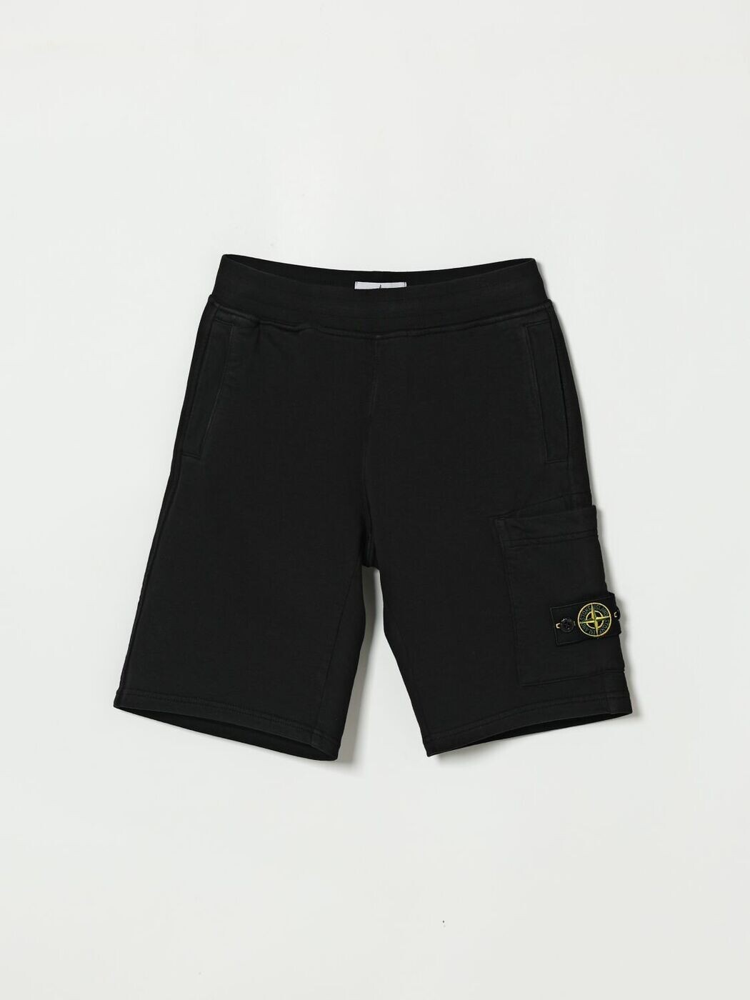 石ころ 島 STONE ISLAND JUNIOR 遊撃手ズボン下 ズボン下 さる股引き ボーイズ 黒いこと Shorts 6200006S0040 関税 貨物輸送無料 2026SS gi